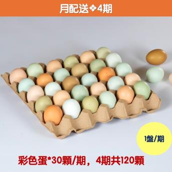 【月配送｜4期】<br>明川彩色蛋*30顆 