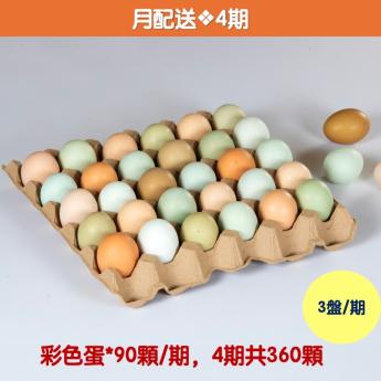 【月配送｜4期】<br>明川彩色蛋*90顆